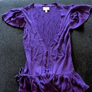 Tracy Reese Purple Knit Top